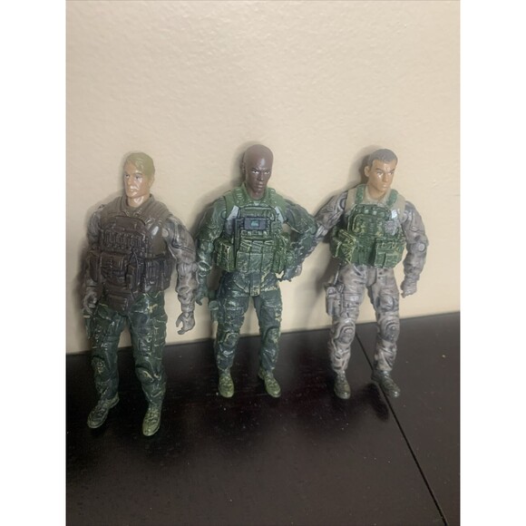 Lot of 5 Elite Force Navy Seals Fire Team 4" Figures - Picture 3 of 9